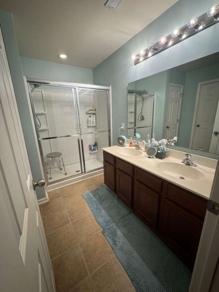 Living area cleaning